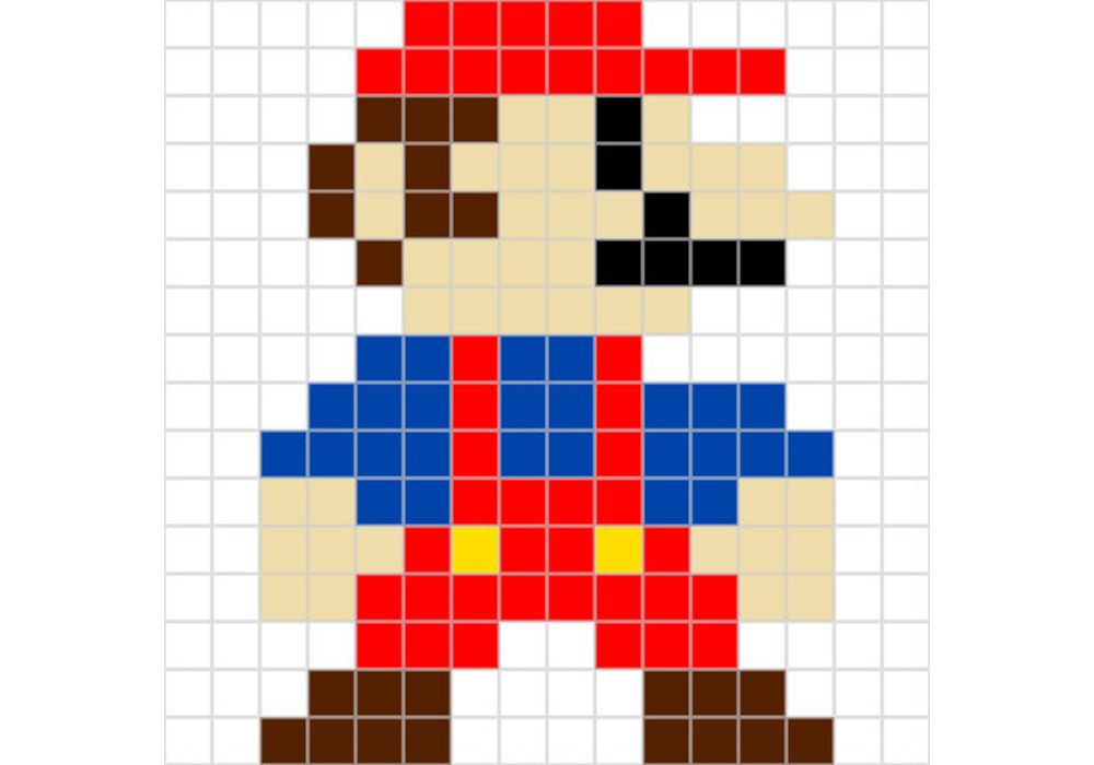 Plantillas De Pixel Art De Minecraft De Mario Y Luigi LED Licht Kit