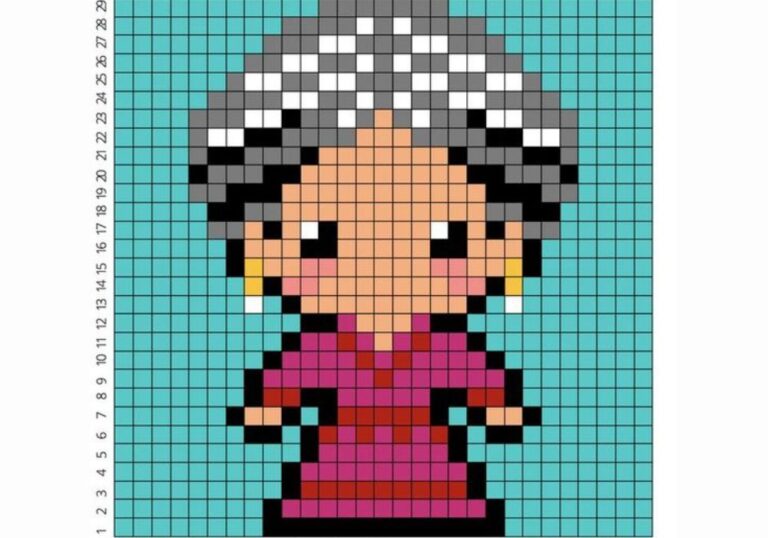 Pixel art Abuela Madrigal
